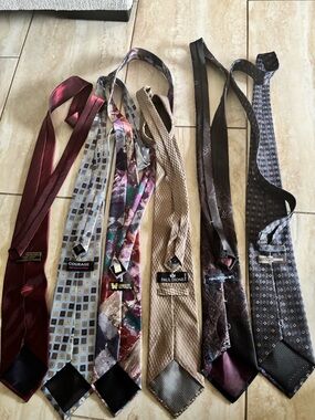 Mixed Men's Tie Lot - Assorted Colors silk 100%